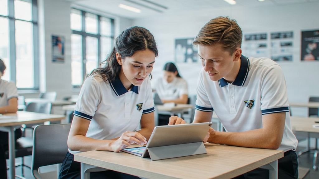 Modern academic classroom at Garden City School