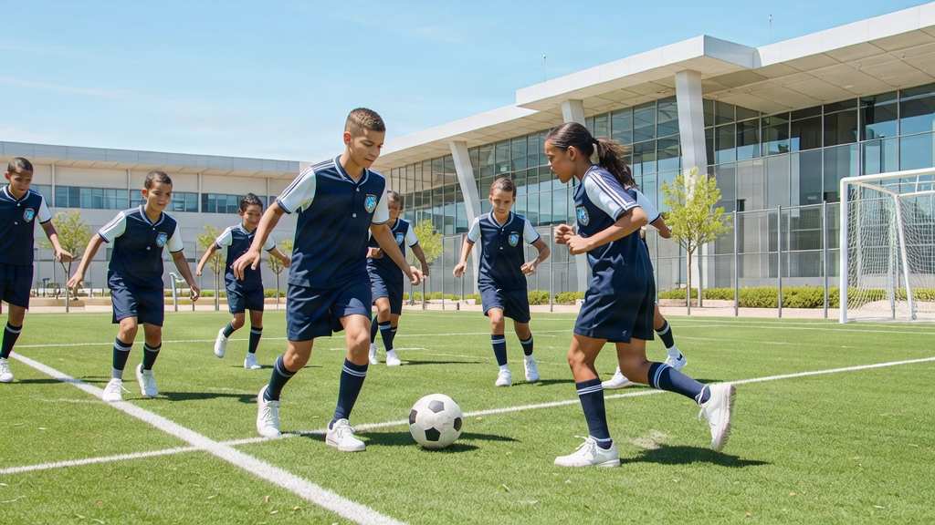 Sports facilities and active students at Garden City School